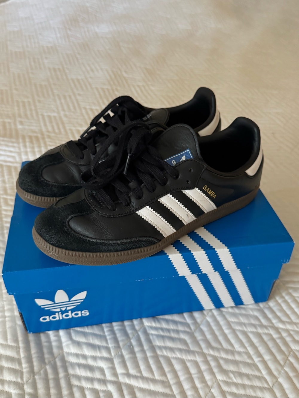 Adidas Samba OG Black White Gum Women’s Size 6